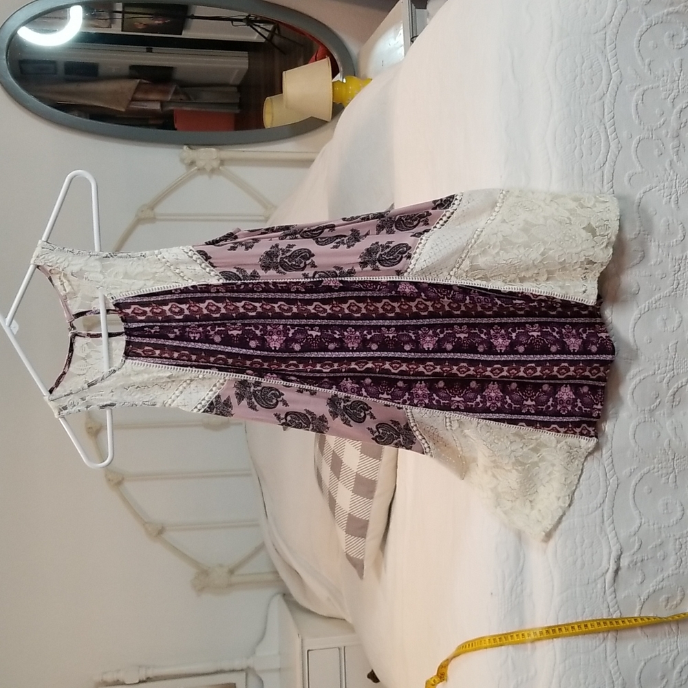Beautiful summer tunic or short dress, Sz s